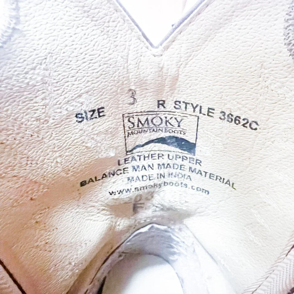 Smoky Mountains Jesse Western Leather Cowboy Boots 3